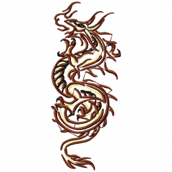 Dragoes Embroidery Design 10 Dragoes Embroidery Design 10
